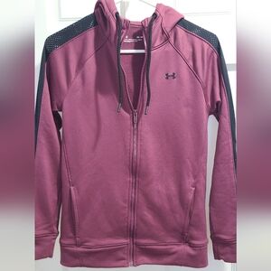 Under Armour Burgundy and Black Hoodie